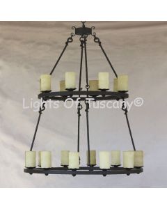 Spanish Style Candle Chandelier