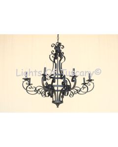 1416-8 Iron Chandelier