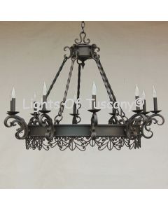 Spanish Style Chandelier, Spanish revival Chandelier 
