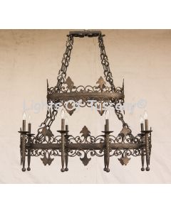 Spanish Style Island Chandelier 1501-8
