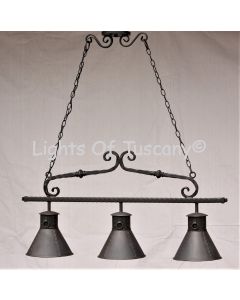 Italian Rustic Country Hanging Light Pool Table Kitchen Nook 