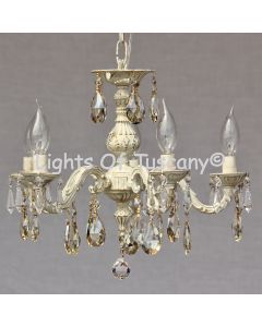 Solid brass candelabra crystal chandelier