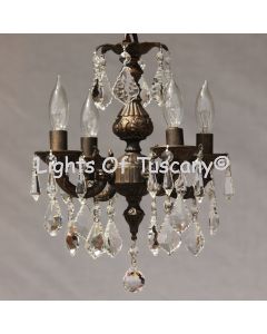 Solid brass candelabra crystal chandelier- Lighting