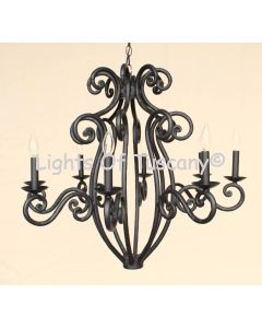 1602-8 Iron Chandelier