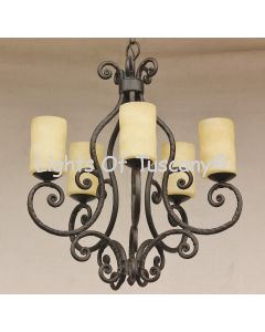 1616-5 Spanish Style Chandelier