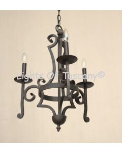 1628-3 Iron Chandelier 