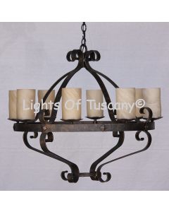 1638-6 Tuscan-Italian Country Style Chandelier