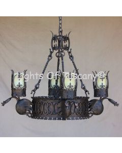 Gothic Dragon chandelier