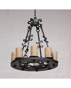 1915-8 Tuscan-Italian Country Style Chandelier