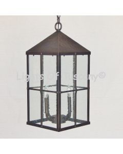 Spanish Modern/ Contermporary transitional hanging Lantern Light