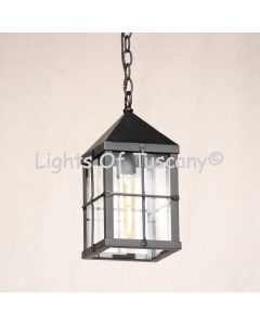 2004-1 Wrought Iron Spanish Colonial Hanging Lantern