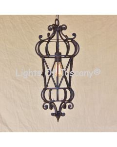 2023-1 Mediterranean/Tuscan Style Iron Hanging Pendant
