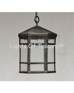 Spanish-Contemporary Wrought Iron Pendant Light 