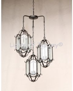 2038-5CLS Contemporary Multi-Pendant Hanging Lantern