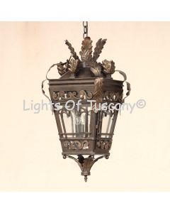 2076-4 Italian Tuscan Style Hanging Lantern