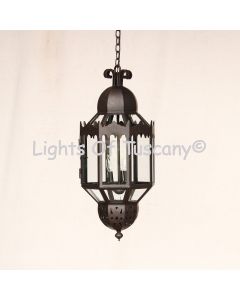 2080-3 Moroccan Spanish Moorish Style Hanging Lantern