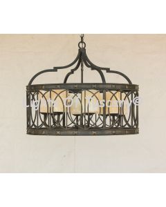 Contemporary/transitional Iron Chandelier