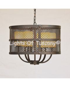Contemporary Spanish Iron Chandelier
