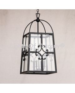 2113-4 Wrought Iron Contemporary Hanging Lantern