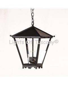2126-6 Wrought Iron Contemporary Hanging Lantern