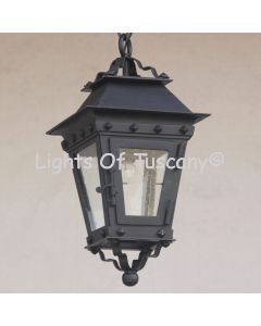 Contemporary-Spanish Wrought Iron Pendant Light
