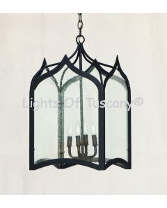 2156-4 Transitional Style Hanging Lantern Light Pendant