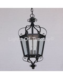2175-3 Spanish/Mediterranean Style Iron Hanging Light