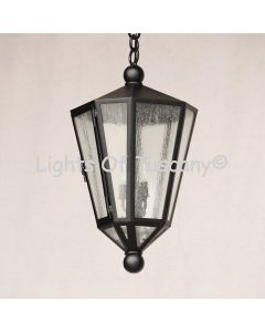2190-3 Wrought Iron Contemporary Style Hanging Lantern