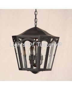 2223-3 Wrought Iron French Mediterranean Style Hanging Lantern