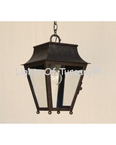 2225-1 New Orleans Style Wrought Iron Traditional Hanging Lantern