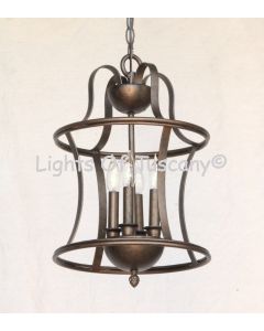 2241-3 Contemporary Style Wrought Iron Pendant Light