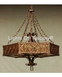 Contemporary-Tuscany-hanging-Hand-Forged Wrought Iron/ Contemporary pendant