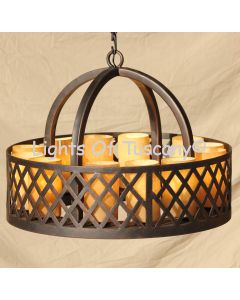 Chandelier-Hand Forged-Wrought Iron