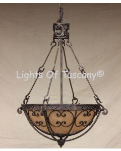 pendant-lighting-hanging-Hand-Forged Wrought Iron/Tuscan pendant