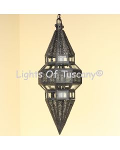 2518-1 Moroccan Style Hanging Lantern Light