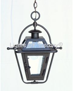 2605-1 Wrought Iron Colonial Style Hanging Lantern Light
