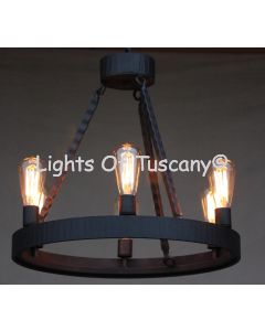 Chandelier-Hand Forged-Wrought Iron