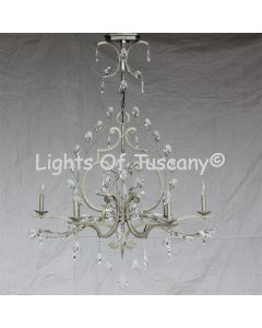 Country Italian /Tuscan Crystal Chandelier