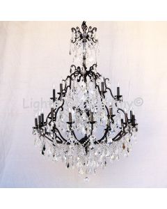 European style iron crystal chandelier