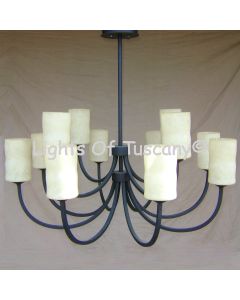 9245-12 French Country / Contemporary Style Chandelier