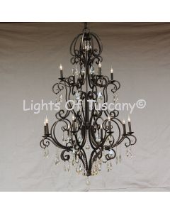 Tuscan-Crystal Chandelier