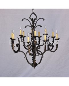 3585-12 Tuscan-Italian Country Style Chandelier