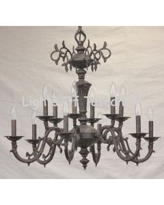 Cast Brass Spanish  Chandelier