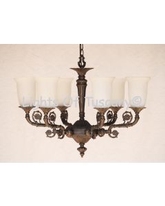 4247-6 European Cast Brass Chandelier