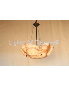 4275-6ONX  Real Stone Hanging Pendant Light 