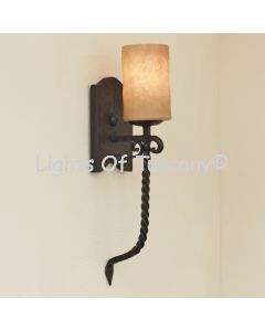 Spanish iron wall sconce 