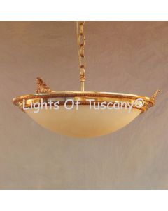 Flush Mount Real Alabaster