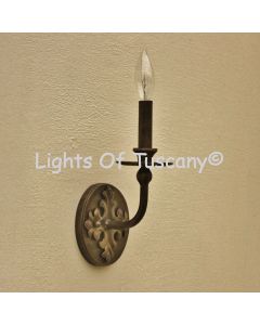 Tuscan wall sconce