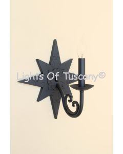 5012-1 Moorish Rustic Iron Wall Sconce