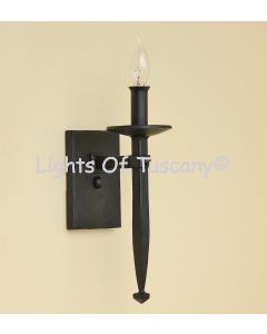 5017-1 Spanish Style Iron Wall Sconce
